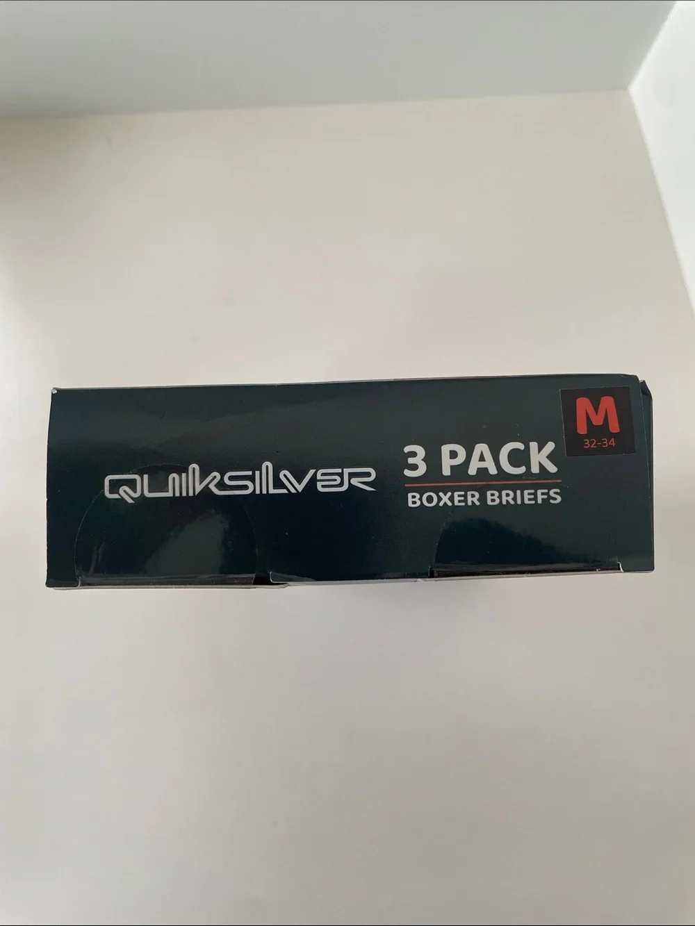 LOT OF 3 New Quiksilver Mens Boxer Briefs 3-Packs Size Medium M 32-34